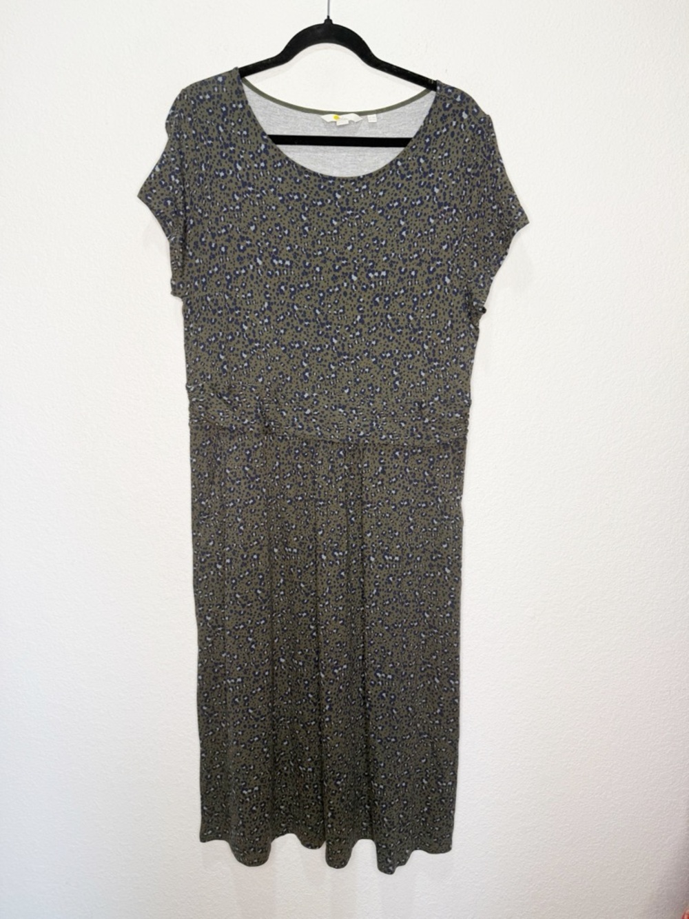 Boden Amelia Fit and Flare Jersey Print Dress 14L